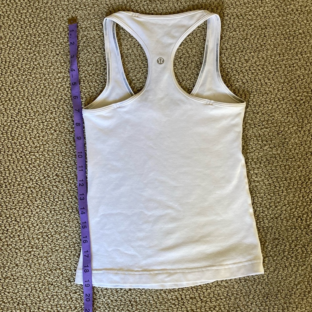 Free with purchase Last chance! Lululemon shorter cool Racerback Tank Top 2 XS